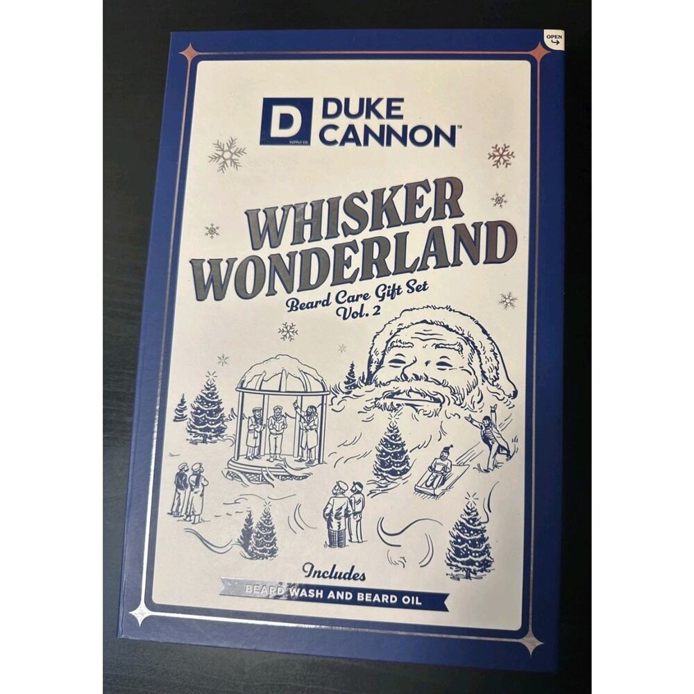 Duke Cannon Whisker Wonderland Beard Care Gift Set Vol. 2 – Beard Wash & Oil NEW